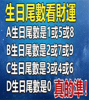 崇左你的生日尾数是几？命运如何？